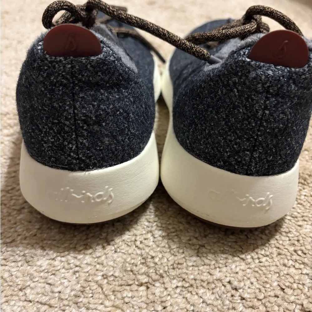 Allbirds Mizzles Fuji Charcoal Gray Wool Runner Sneakers Womens Size 9 Casual